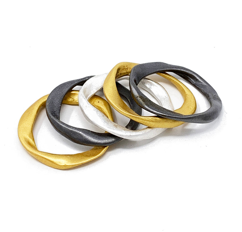 5 layers rings 3 colors