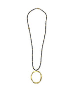 Jackie Circle Pendant Necklace