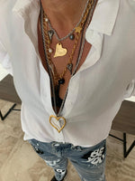 Halley Heart Chain Necklace