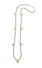 starfish pendant gold