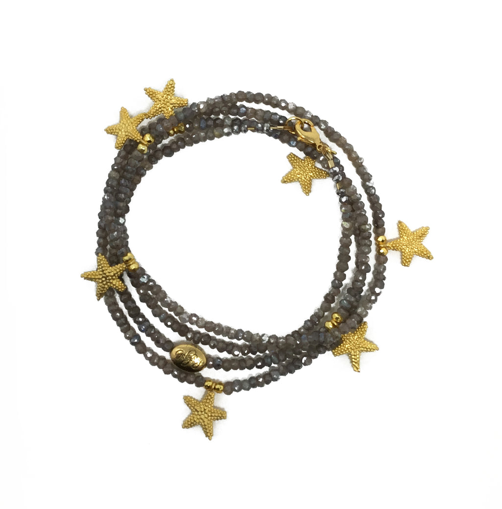 starfish pendant gold
