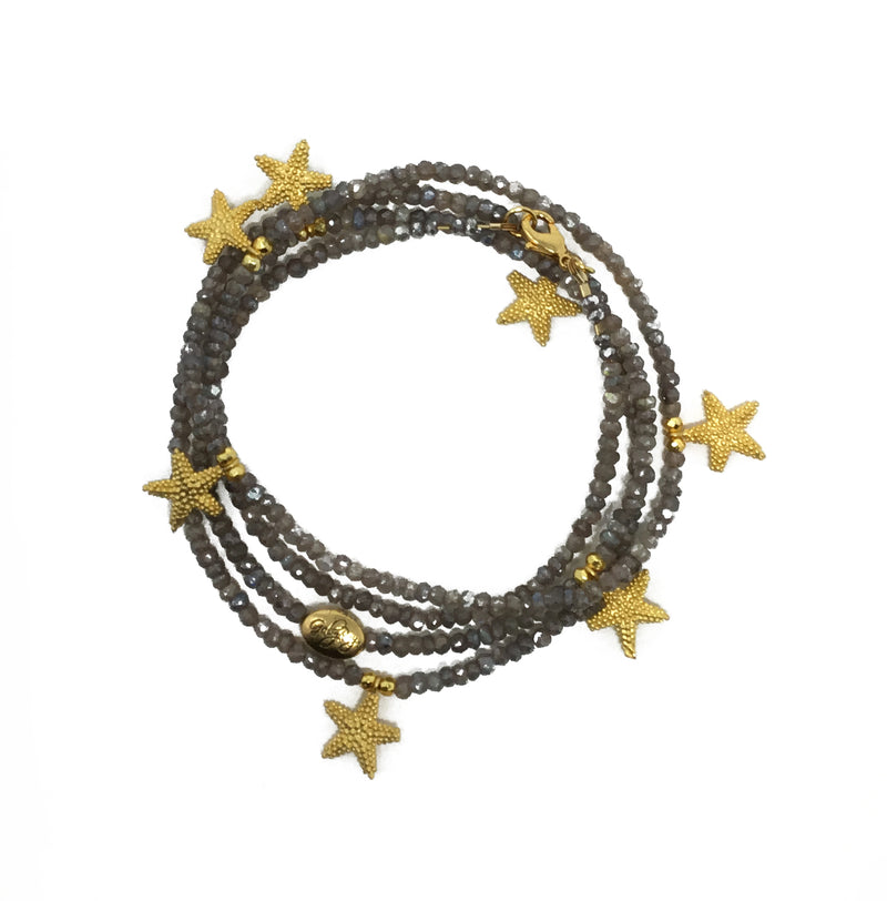 starfish pendant gold necklace